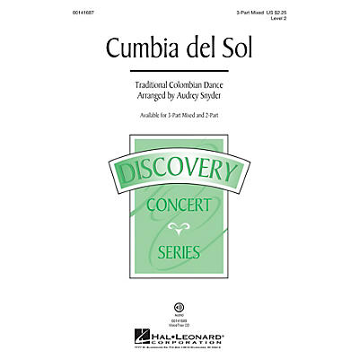 Hal Leonard Cumbia del Sol (Discovery Level 2) 3-Part Mixed arranged by Audrey Snyder