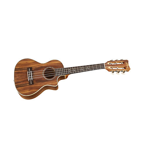 Curly Koa Tenor 6-String Acoustic-Electric Ukulele