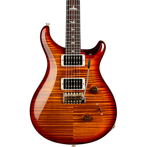 PRS Custom 24 10-Top Electric Guitar - Dark Cherry Sunburst