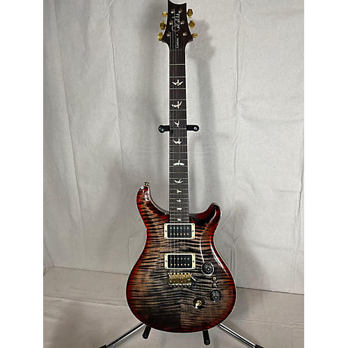 PRS Custom 24 10 Top Solid Body Electric Guitar Charcoal cherry