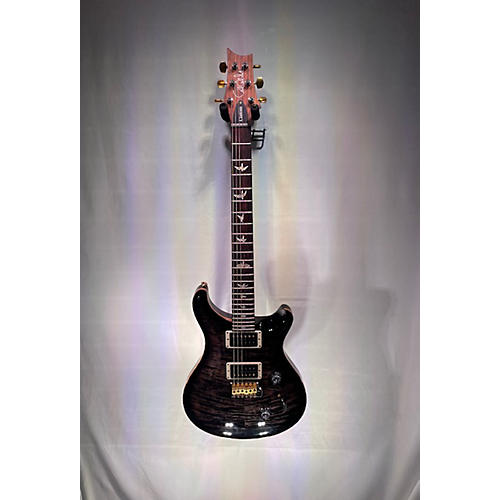 PRS Custom 24 10 Top Solid Body Electric Guitar Trans Charcoal