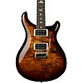 PRS Custom 24 Carved Figured Maple Top With Gen 3 Tremolo Solidbody Electric Guitar Black Gold Burst240378838