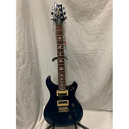 PRS Custom 24 Solid Body Electric Guitar Trans Blue