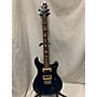 Used PRS Custom 24 Solid Body Electric Guitar Trans Blue
