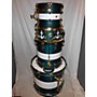 Used SJC Drums Custom 4 Piece Kit Drum Kit sea green