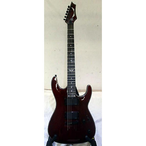 Dean Custom 450 Solid Body Electric Guitar Trans Red