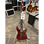 Used Dean Custom 450 Solid Body Electric Guitar Trans Red