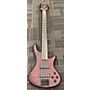 Used Schecter Guitar Research Custom 5 Electric Bass Guitar Crimson Red Burst