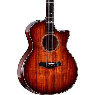 Taylor Custom All Hawaiian Koa Grand Auditorium Acoustic-Electric Guitar