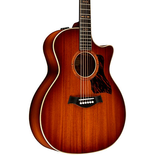 Taylor Custom All Ribbon Mahogany Grand Auditorium Acoustic-Electric Guitar Shaded Edge Burst