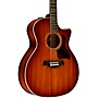 Taylor Custom All Ribbon Mahogany Grand Auditorium Acoustic-Electric Guitar Shaded Edge Burst 1203074121