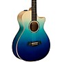 Taylor Custom All Urban Ash 12-Fret Grand Concert Acoustic-Electric Guitar Ombre Blue 1203274118