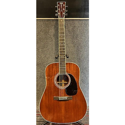 Martin Custom D Mahogany Acoustic Guitar Natural