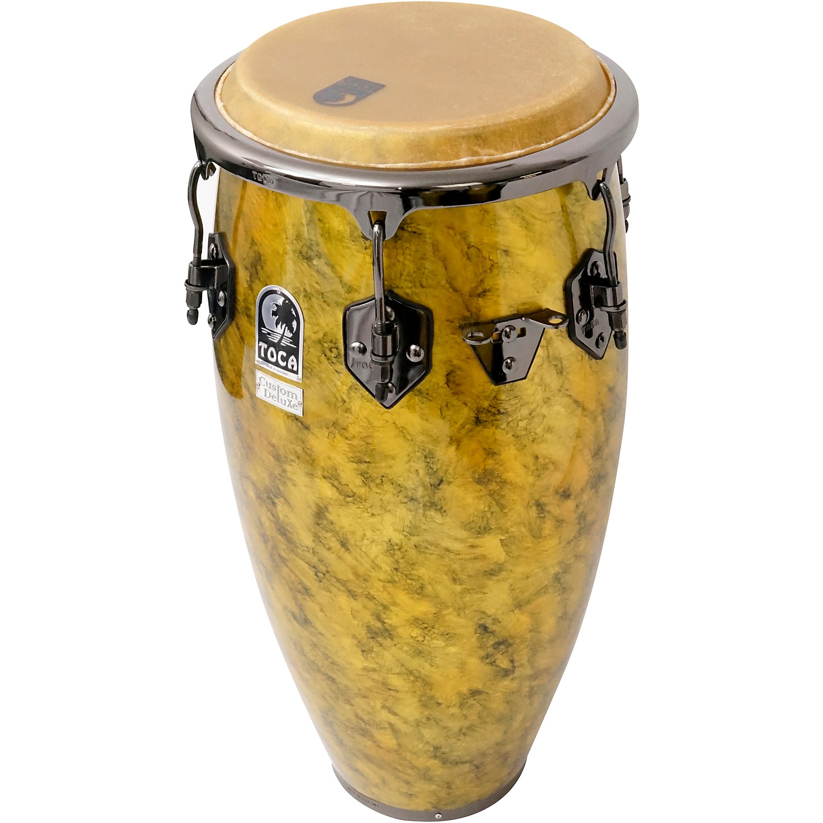 Toca Custom Deluxe 30 in. Wood Shell Congas 11 in. Sahara Gold