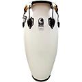 Toca Custom Deluxe Fiberglass Conga Margarita Blanca With Black Mirror Chrome Hardware 12.50 in.11 in.