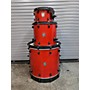 Used SJC Drums Custom Drum Kit Flat Red