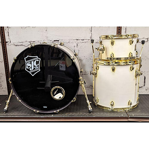 SJC Drums Custom Drum Kit Alpine White