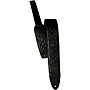 PRS Custom Faux Leather Birds Padded Guitar Strap Black 2.4 in.