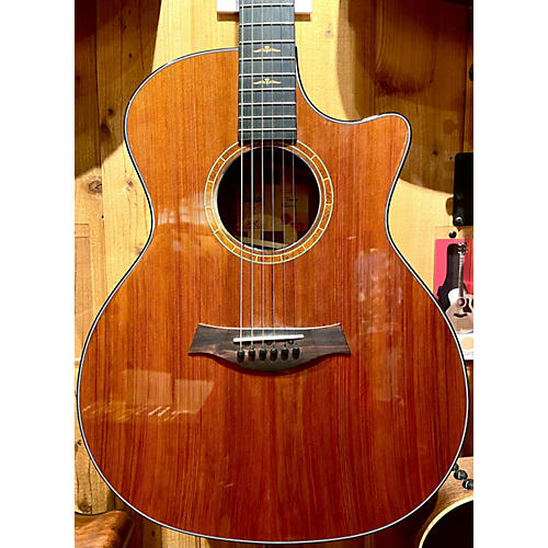 Taylor Custom GA Acoustic Electric Guitar Redwood