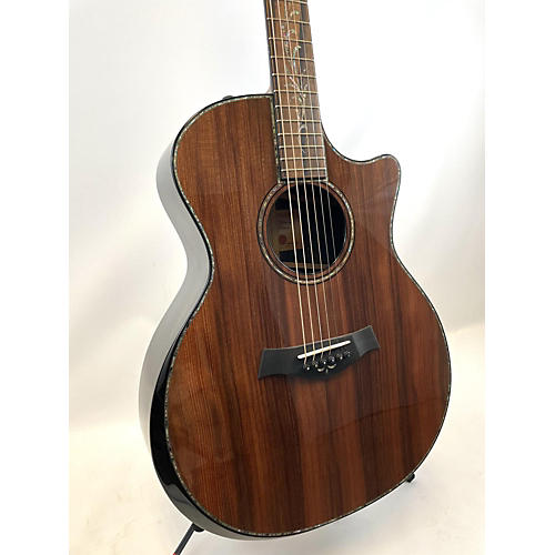 Taylor Custom Ga Ltd Edition Ebony Acoustic Electric Guitar redwood top