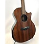 Used Taylor Custom Ga Ltd Edition Ebony Acoustic Electric Guitar redwood top