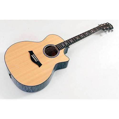 Taylor Custom Grand Auditorium #11152 Sitka Spruce and AA-Quilted Maple Acoustic-Electric Guitar Condition 3 - Scratch and Dent Transparent Purple 194744692970
