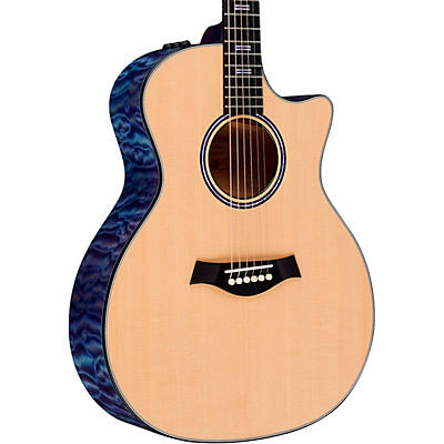 Taylor Custom Grand Auditorium #11152 Sitka Spruce and AA-Quilted Maple Acoustic-Electric Guitar