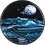 Remo Custom Graphic Blue Moon Resonant Bass Drum Head 20 in.