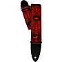 PRS Custom Jacquard Birds Fleur Guitar Strap Red 2 in.