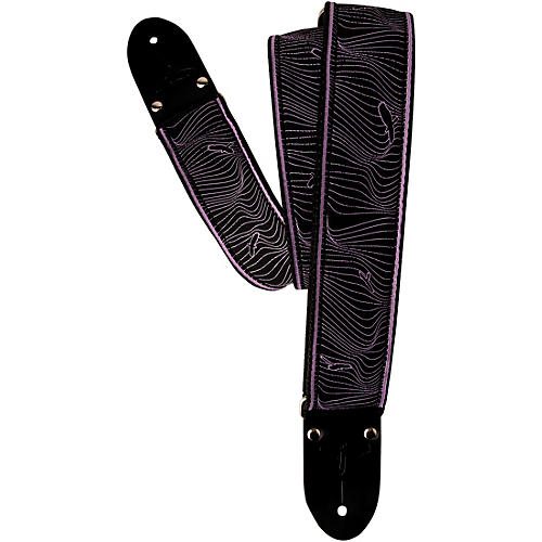 PRS Custom Jacquard Deluxe Retro Guitar Strap Violet 2 in.