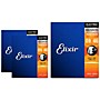 Elixir Custom Light Nanoweb Electric Guitar Strings 3 Pack