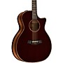 Taylor Custom Lutz Spruce-Black Limba Baritone 8-String Grand Auditorium Acoustic-Electric Guitar Chocolate Burgundy 1202224122