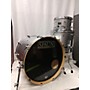 Used Spaun Custom Series Drum Kit Silver Sparkle w/ Mirror Stripe