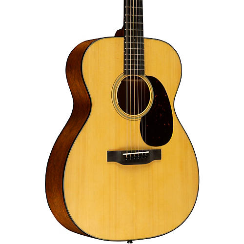 Martin Custom Shop 18 Style Adirondack Spruce-Mahogany Auditorium Acoustic-Electric Guitar Natural