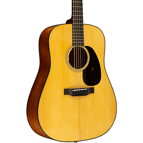 Martin Custom Shop 18 Style Adirondack Spruce-Mahogany Dreadnought Acoustic-Electric Guitar Natural