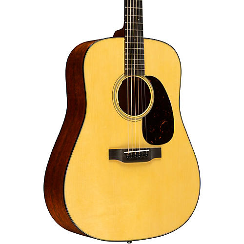 Martin Custom Shop 18 Style Adirondack Spruce-Mahogany Dreadnought Acoustic-Electric Guitar Natural