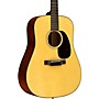 Martin Custom Shop 18 Style Adirondack Spruce-Mahogany Dreadnought Acoustic-Electric Guitar Natural 2876333