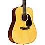 Martin Custom Shop 18 Style Adirondack Spruce-Mahogany Dreadnought Acoustic-Electric Guitar Natural 2876335