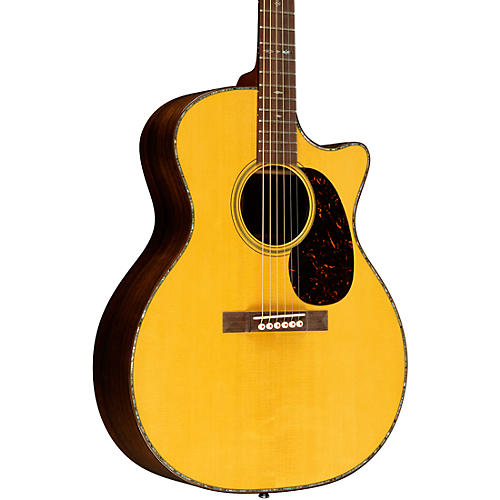 Martin Custom Shop 18 Style European High Altitude Swiss Spruce VTS-Wild Grain East Indian Rosewood Grand Performance Acoustic-Electric Guitar Natural