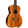 Martin Custom Shop 28 Style All Highly Flamed Koa Concert Acoustic Guitar Natural