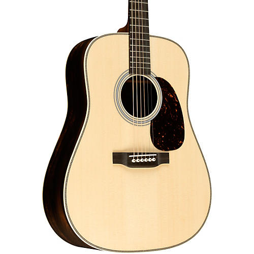 Martin Custom Shop 28 Style European High Altitude Spruce-Ziricote Dreadnought Acoustic Guitar Natural