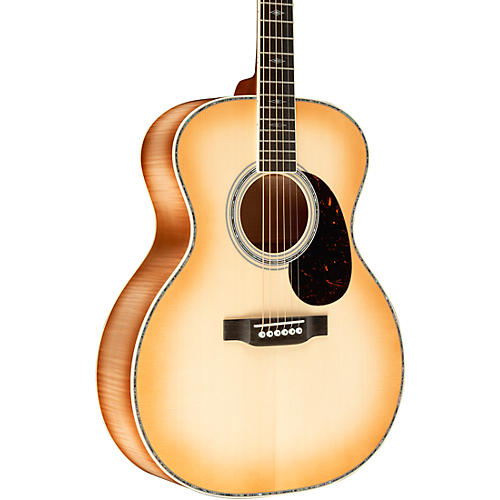Martin Custom Shop 41 Style European High Altitude Spruce-AAA Pacific Big Leaf Maple Grand Performance Acoustic Guitar Toasted Burst