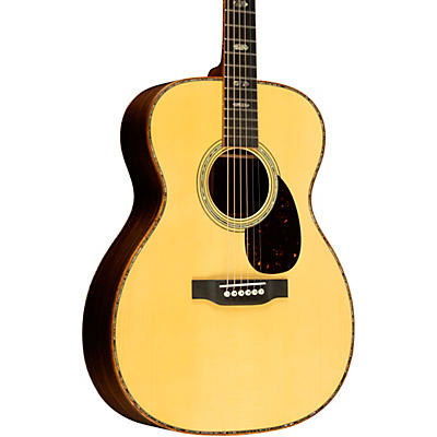 Martin Custom Shop Adirondack Spruce-Wild Grain East Indian Rosewood 14-Fret OM Acoustic Guitar