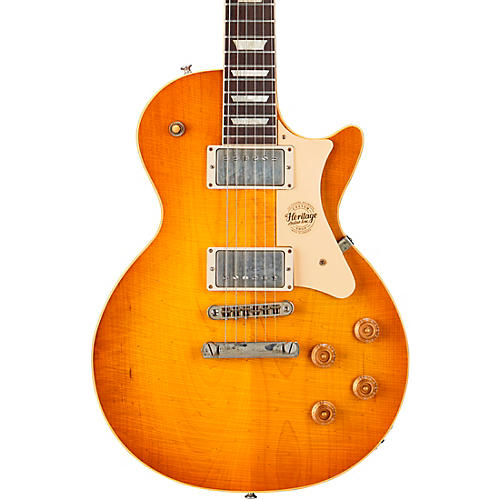 Heritage Custom Shop Core Collection H-150 Plain Top Electric Guitar Artisan Aged Dirty Lemon Burst