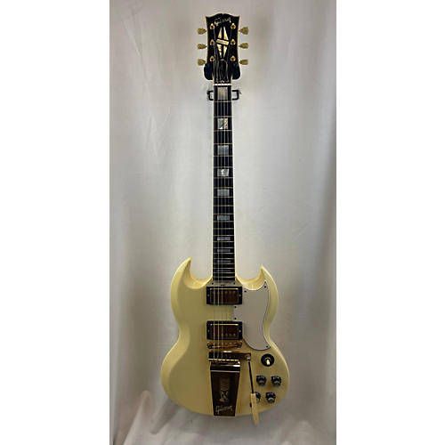 Gibson Custom Shop Elliot Easton SG Solid Body Electric Guitar Vintage White