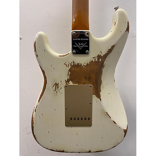 Fender Custom Shop Limited Heavy Relic '59 Stratocaster Restored Solid Body Electric Guitar Olympic White Relic'd