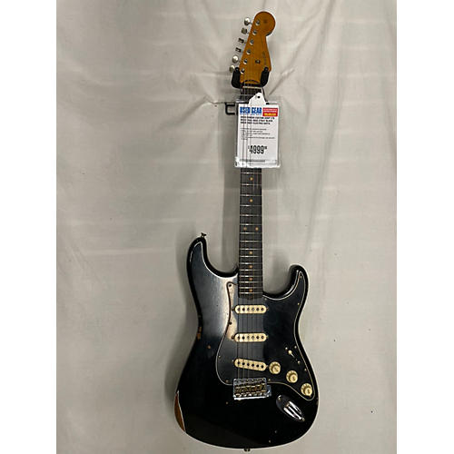Fender Custom Shop Ltd Relic Dual-Mag Strat Solid Body Electric Guitar Black