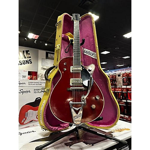 Gretsch Guitars Custom Shop Masterbuilt G-6128CS Duo Solid Body Electric Guitar Red