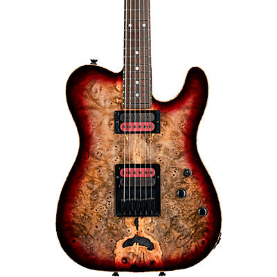 Schecter Guitar Research Custom Shop PT USA Buckeye Burl 6-String Electric Guitar