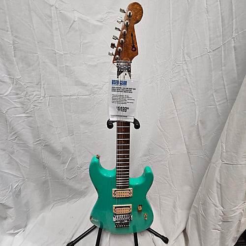 Charvel Custom Shop San Dimas Nitro Aged Roasted Alder Solid Body Electric Guitar Seafoam Green